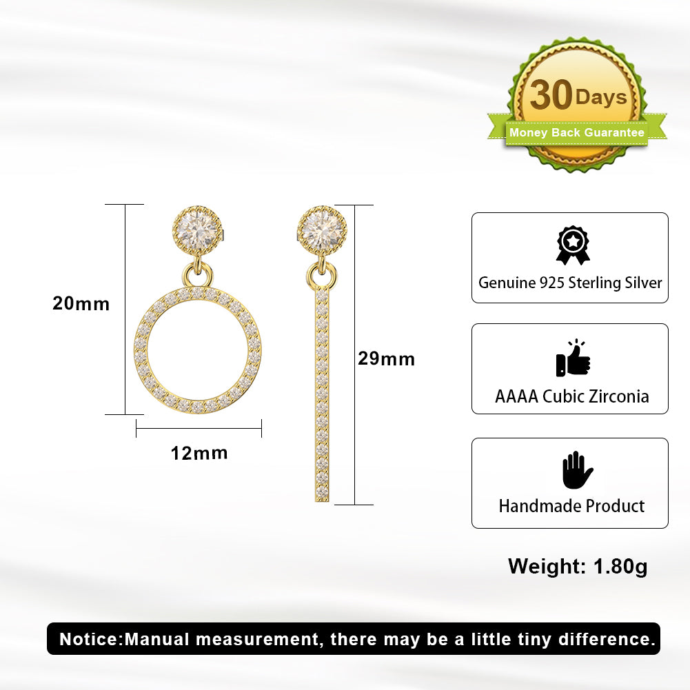 “Asymmetrical gold plated silver stud earrings”
“Modern mismatched stud earrings for women”
“Minimalist gold stud earrings made of sterling silver”
“Fashion earrings with asymmetrical gold design”
“925 silver stud earrings with gold plating”