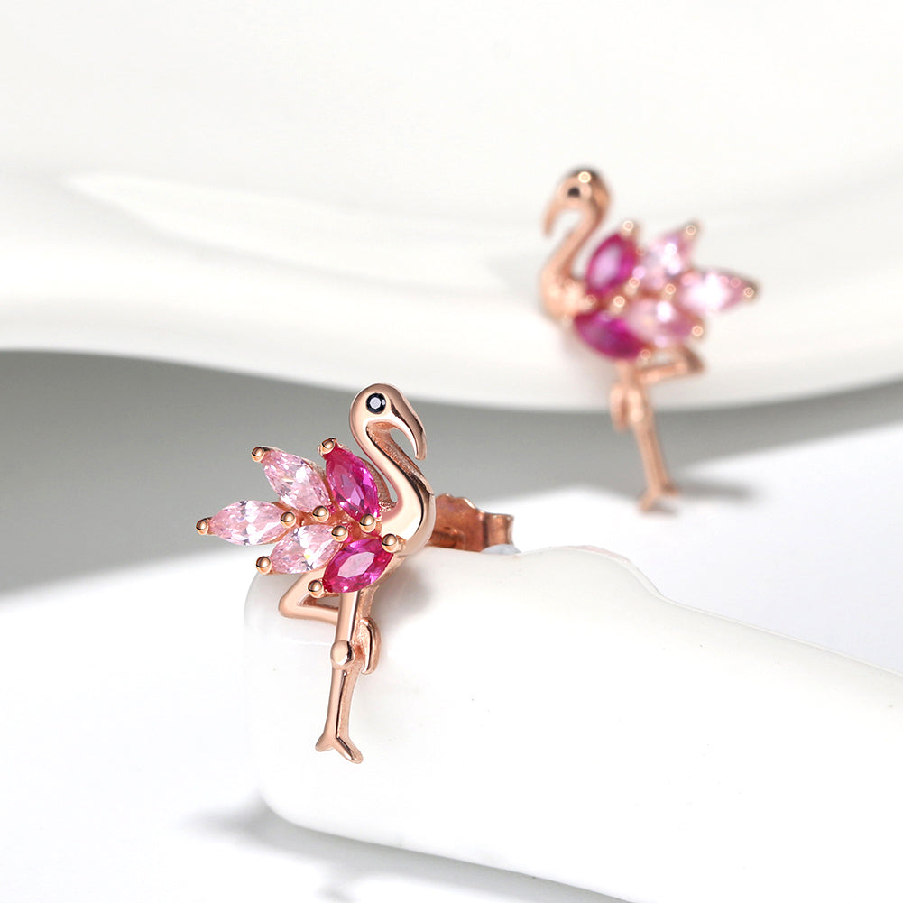 “Pink flamingo stud earrings in rose gold plated silver”
“Cute flamingo earrings for women and girls”
“Rose gold animal-shaped stud earrings”
“Trendy pink stud earrings with flamingo design”
“Sterling silver flamingo earrings with rose gold finish”