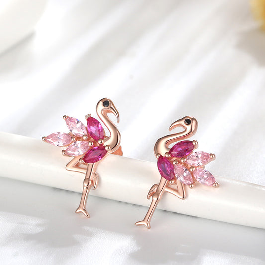 “Pink flamingo stud earrings in rose gold plated silver”
“Cute flamingo earrings for women and girls”
“Rose gold animal-shaped stud earrings”
“Trendy pink stud earrings with flamingo design”
“Sterling silver flamingo earrings with rose gold finish”