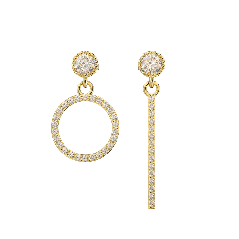 Balance in Contrast: Exploring Asymmetrical Earrings